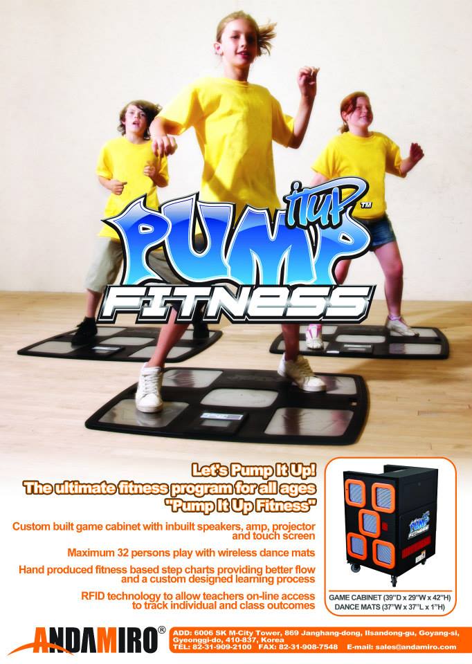 Andamiro lanza Pump It Up Fitness - FIRE GAME