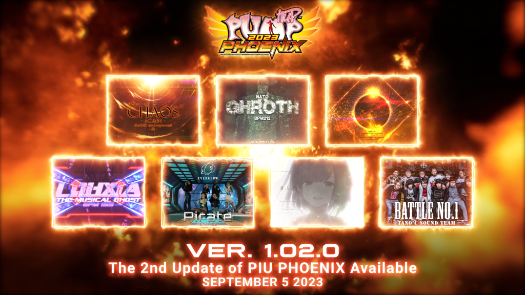 Pump It Up Phoenix estrena actualización v1.02.0 FIRE GAME