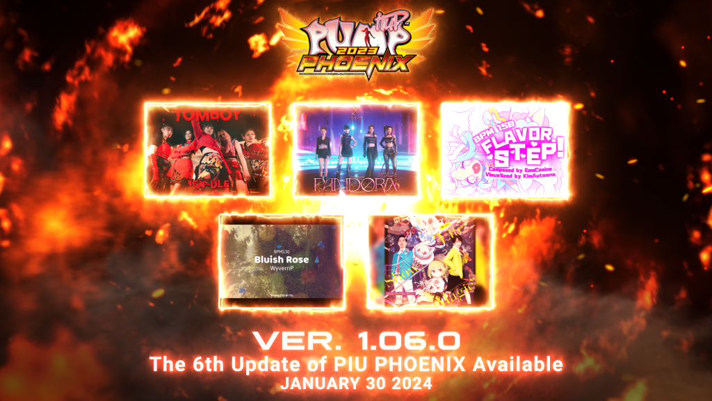 Pump It Up Phoenix estrena actualización v1.06.0 FIRE GAME